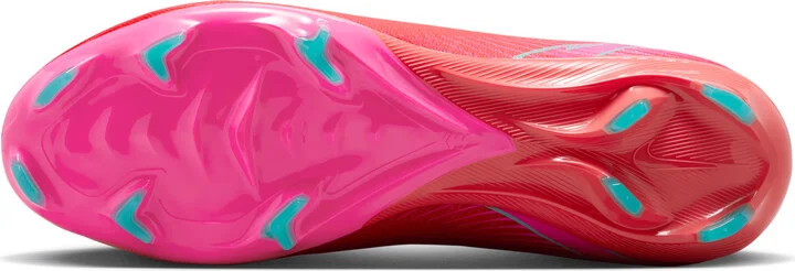 Nike Men's Mercurial Superfly 10 Pro Firm-Ground High-Top Soccer Cleats in Red | HF9433-800 - Image 2