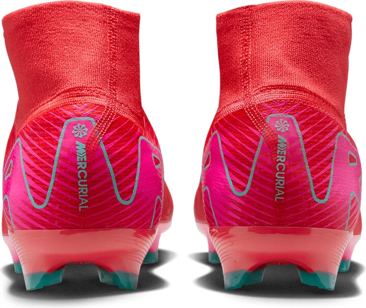 Nike Men's Mercurial Superfly 10 Pro Firm-Ground High-Top Soccer Cleats in Red | HF9433-800 - Image 6