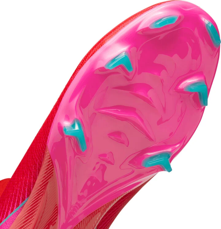 Nike Men's Mercurial Superfly 10 Pro Firm-Ground High-Top Soccer Cleats in Red | HF9433-800 - Image 7