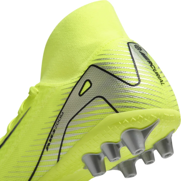 Nike Men's Mercurial Superfly Academy Artificial-Grass High-Top Soccer Cleats in Yellow | FQ8329-700 - Image 9