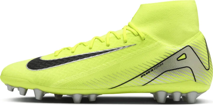 Nike Men's Mercurial Superfly Academy Artificial-Grass High-Top Soccer Cleats in Yellow | FQ8329-700