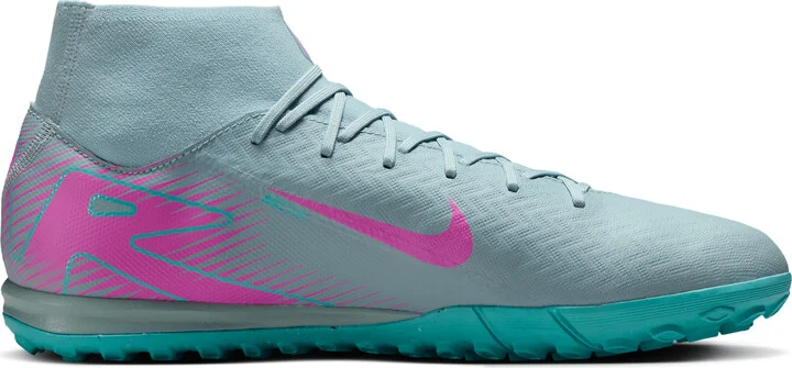 Nike Men's Mercurial Superfly Academy Turf High-Top Soccer Shoes in Grey | FQ8331-301 - Image 3