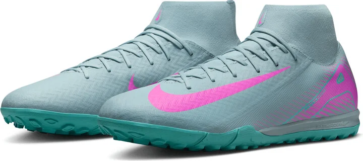 Nike Men's Mercurial Superfly Academy Turf High-Top Soccer Shoes in Grey | FQ8331-301 - Image 5