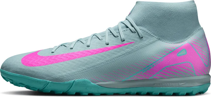 Nike Men's Mercurial Superfly Academy Turf High-Top Soccer Shoes in Grey | FQ8331-301