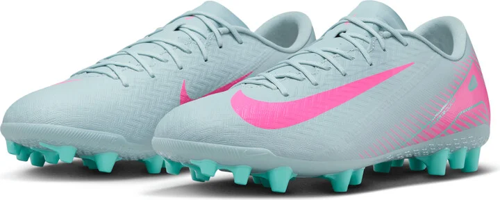 Nike Men's Mercurial Vapor 16 Academy Artificial-Grass Low-Top Soccer Cleats in Grey | FQ8364-301 - Image 5
