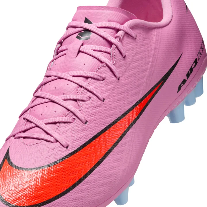 Nike Men's Mercurial Vapor 16 Academy Artificial-Grass Low-Top Soccer Cleats in Pink | FQ8364-600 - Image 8