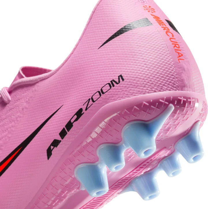 Nike Men's Mercurial Vapor 16 Academy Artificial-Grass Low-Top Soccer Cleats in Pink | FQ8364-600 - Image 9