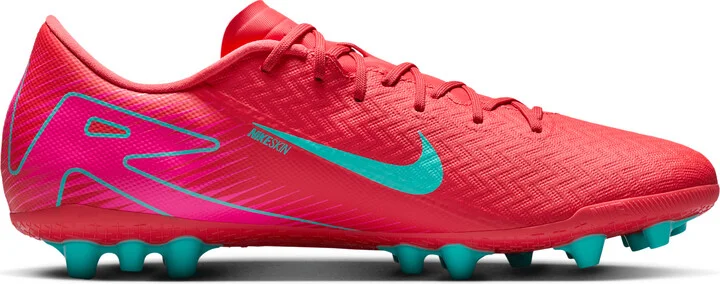 Nike Men's Mercurial Vapor 16 Academy Artificial-Grass Low-Top Soccer Cleats in Red | FQ8364-800 - Image 3