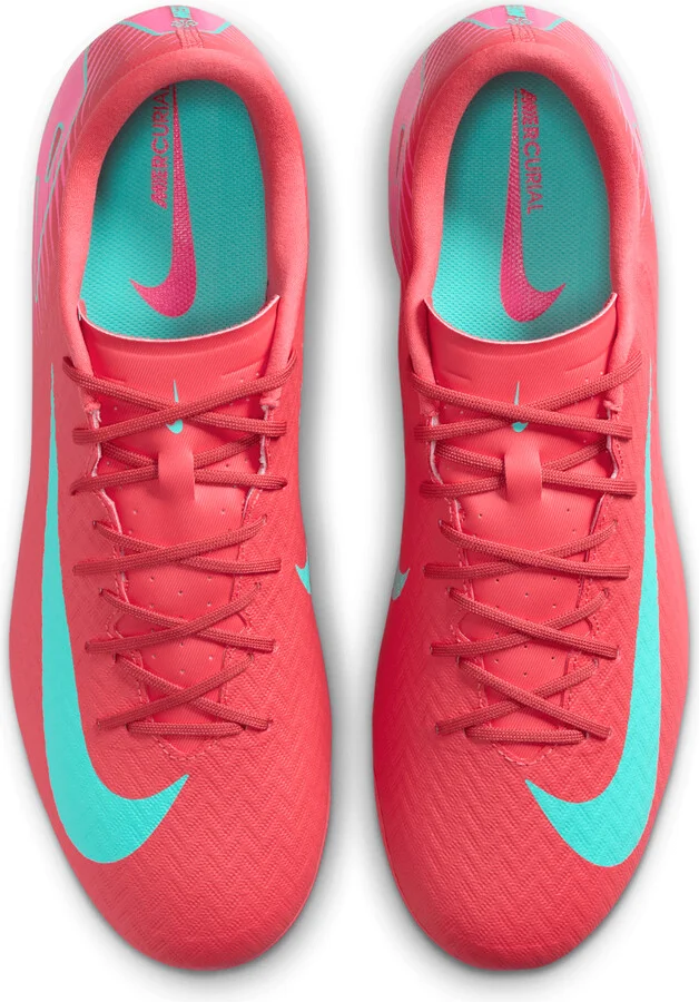 Nike Men's Mercurial Vapor 16 Academy Artificial-Grass Low-Top Soccer Cleats in Red | FQ8364-800 - Image 4