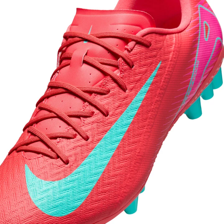 Nike Men's Mercurial Vapor 16 Academy Artificial-Grass Low-Top Soccer Cleats in Red | FQ8364-800 - Image 8