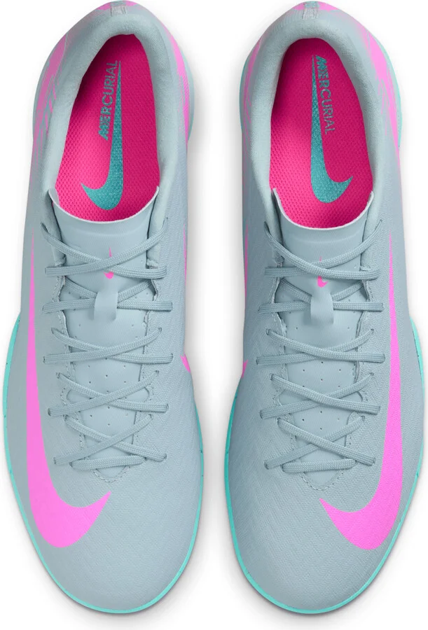 Nike Men's Mercurial Vapor 16 Academy Indoor/Court Low-Top Soccer Shoes in Grey | FQ8434-301 - Image 4