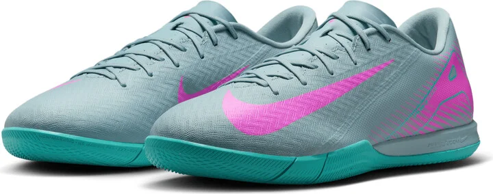 Nike Men's Mercurial Vapor 16 Academy Indoor/Court Low-Top Soccer Shoes in Grey | FQ8434-301 - Image 5