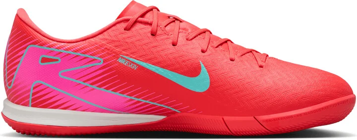 Nike Men's Mercurial Vapor 16 Academy Indoor/Court Low-Top Soccer Shoes in Red | FQ8434-800 - Image 3