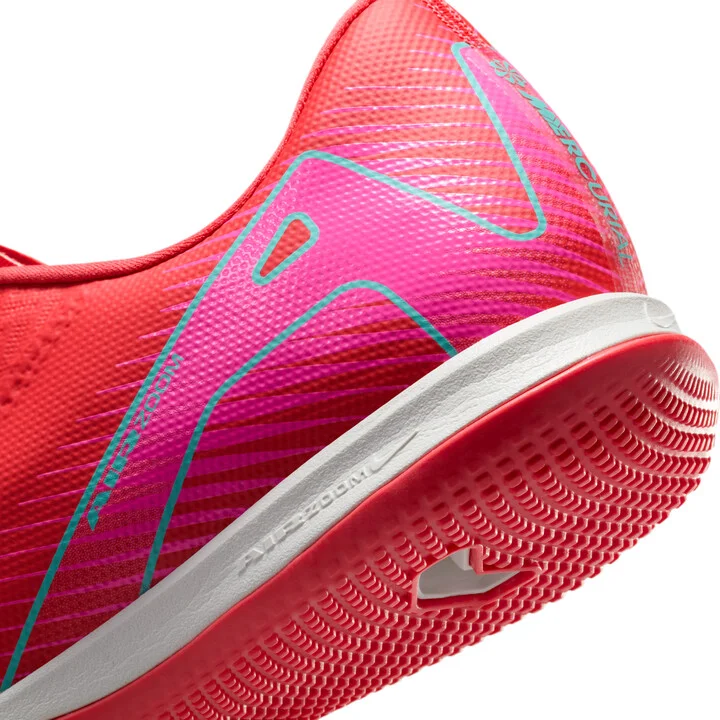 Nike Men's Mercurial Vapor 16 Academy Indoor/Court Low-Top Soccer Shoes in Red | FQ8434-800 - Image 8