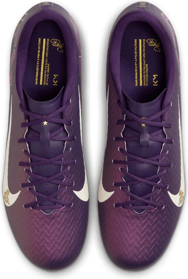 Nike Men's Mercurial Vapor 16 Academy "Kylian Mbappé" Multi-Ground Low-Top Soccer Cleats in Purple | FQ8377-500 - Image 4