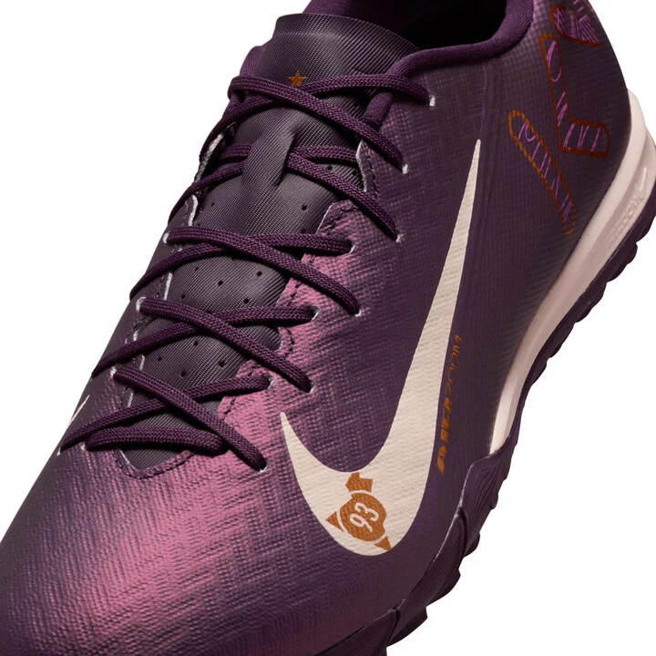 Nike Men's Mercurial Vapor 16 Academy "Kylian Mbappé" TF Low-Top Soccer Shoes in Purple | FQ8384-500 - Image 7