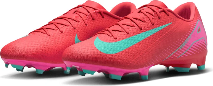 Nike Men's Mercurial Vapor 16 Academy Multi-Ground Low-Top Soccer Cleats in Red | FQ8374-800 - Image 5