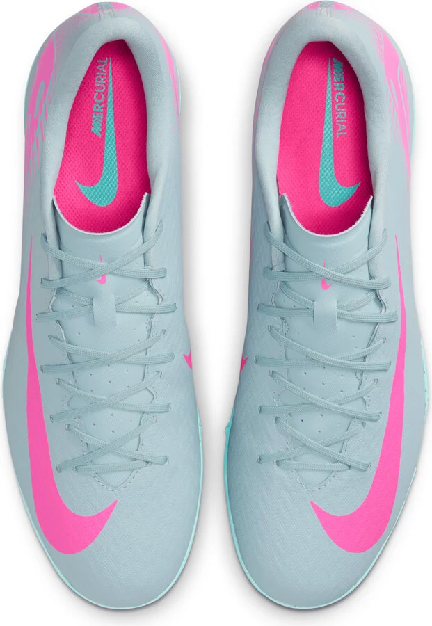 Nike Men's Mercurial Vapor 16 Academy Turf Low-Top Soccer Shoes in Grey | FQ8449-301 - Image 4