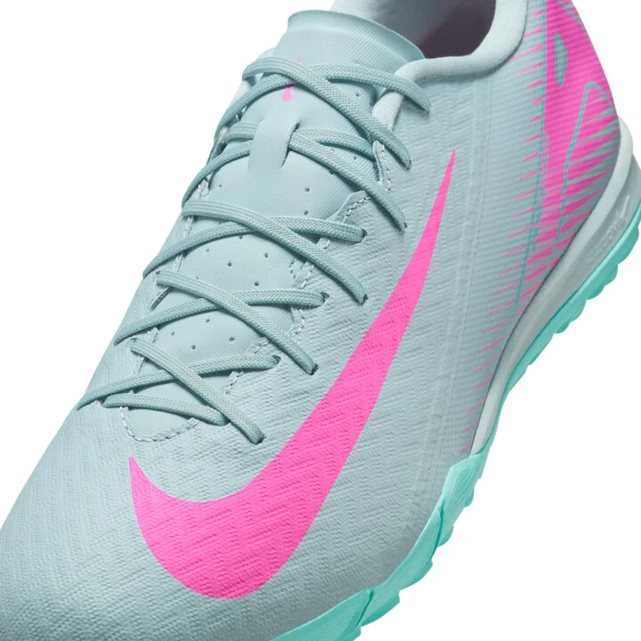Nike Men's Mercurial Vapor 16 Academy Turf Low-Top Soccer Shoes in Grey | FQ8449-301 - Image 7