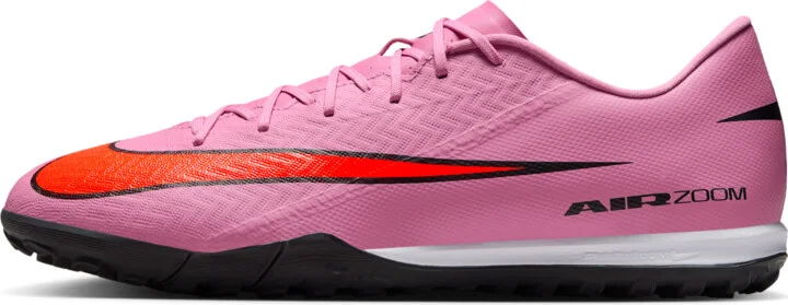 Nike Men's Mercurial Vapor 16 Academy Turf Low-Top Soccer Shoes in Pink | FQ8449-600
