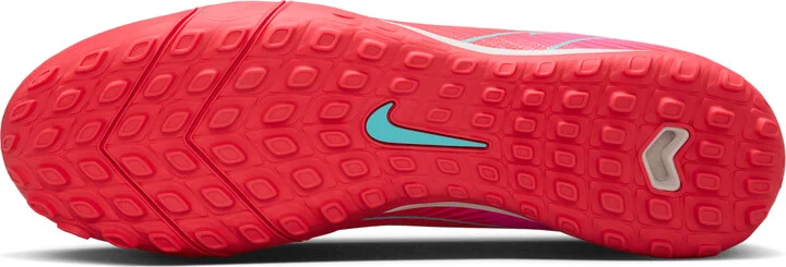 Nike Men's Mercurial Vapor 16 Academy Turf Low-Top Soccer Shoes in Red | FQ8449-800 - Image 2