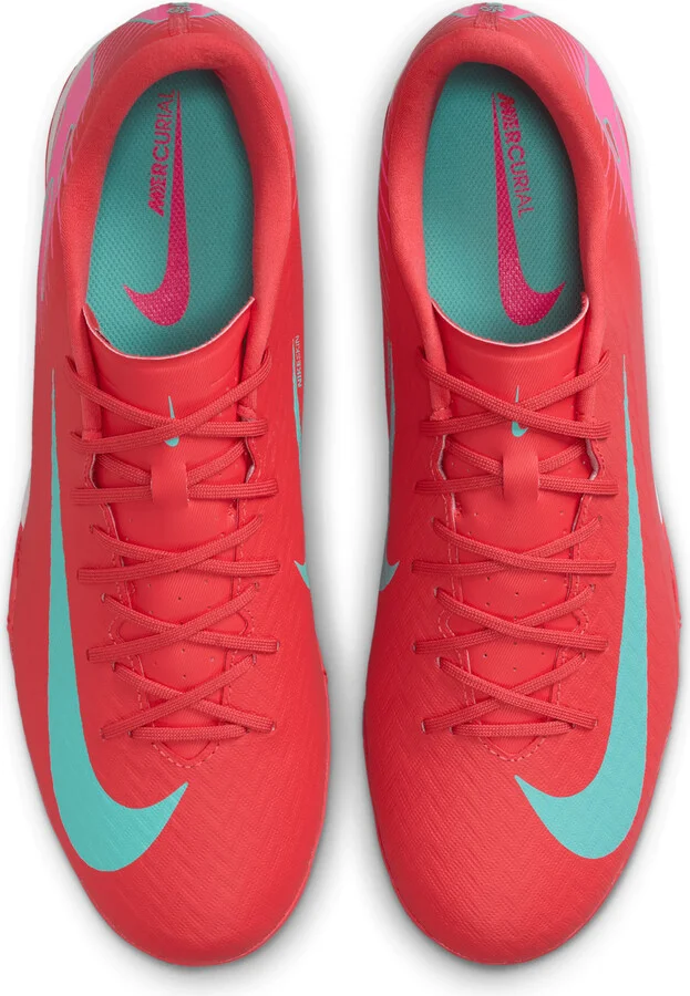 Nike Men's Mercurial Vapor 16 Academy Turf Low-Top Soccer Shoes in Red | FQ8449-800 - Image 4