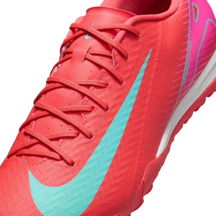Nike Men's Mercurial Vapor 16 Academy Turf Low-Top Soccer Shoes in Red | FQ8449-800 - Image 7