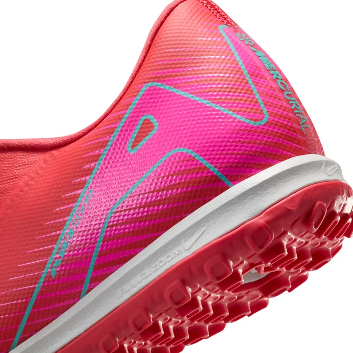 Nike Men's Mercurial Vapor 16 Academy Turf Low-Top Soccer Shoes in Red | FQ8449-800 - Image 8