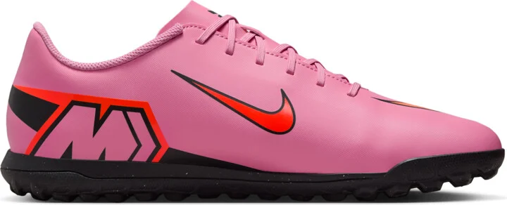 Nike Men's Mercurial Vapor 16 Club Turf Low-Top Soccer Shoes in Pink | FQ8446-600 - Image 3