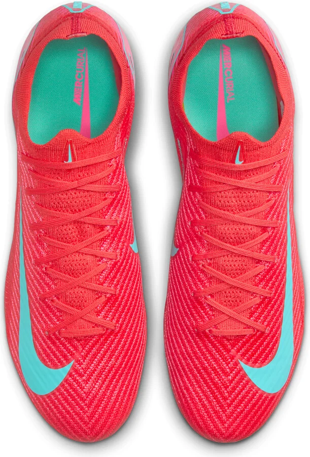 Nike Men's Mercurial Vapor 16 Elite Firm-Ground Low-Top Soccer Cleats in Red | FQ1457-800 - Image 4