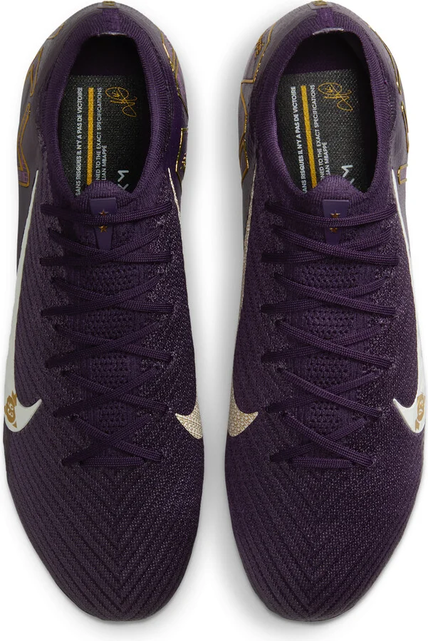 Nike Men's Mercurial Vapor 16 Elite "Kylian Mbappé" Firm-Ground Low-Top Soccer Cleats in Purple | FQ8683-500 - Image 4