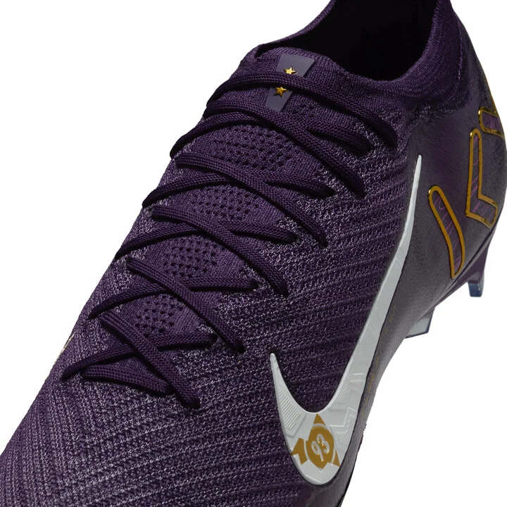 Nike Men's Mercurial Vapor 16 Elite "Kylian Mbappé" Firm-Ground Low-Top Soccer Cleats in Purple | FQ8683-500 - Image 8
