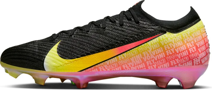 Nike Men's Mercurial Vapor 16 Elite "Vini Jr." FG Low-Top Soccer Cleats in Black | IB2356-001