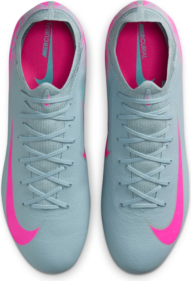 Nike Men's Mercurial Vapor 16 Pro Artificial-Grass Low-Top Soccer Cleats in Grey | FQ8684-301 - Image 4