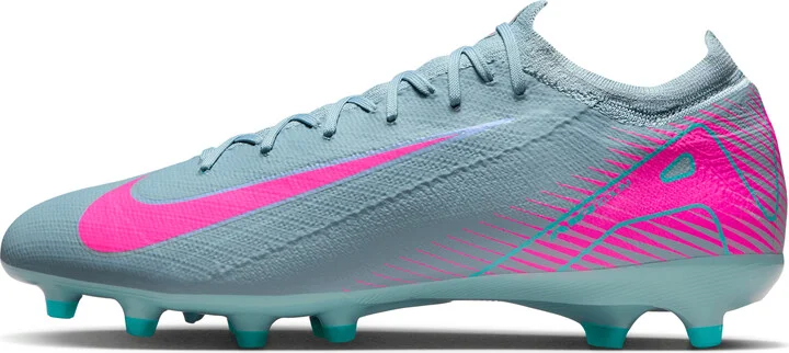 Nike Men's Mercurial Vapor 16 Pro Artificial-Grass Low-Top Soccer Cleats in Grey | FQ8684-301