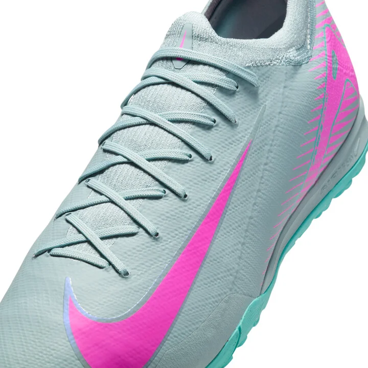 Nike Men's Mercurial Vapor 16 Pro Turf Low-Top Soccer Shoes in Grey | FQ8687-301 - Image 7