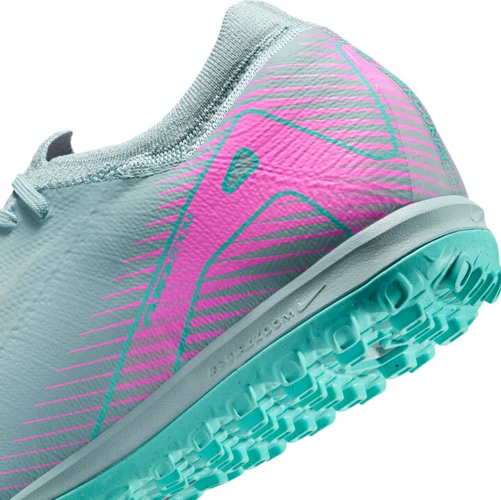Nike Men's Mercurial Vapor 16 Pro Turf Low-Top Soccer Shoes in Grey | FQ8687-301 - Image 8