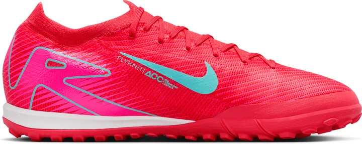 Nike Men's Mercurial Vapor 16 Pro Turf Low-Top Soccer Shoes in Red | FQ8687-800 - Image 3