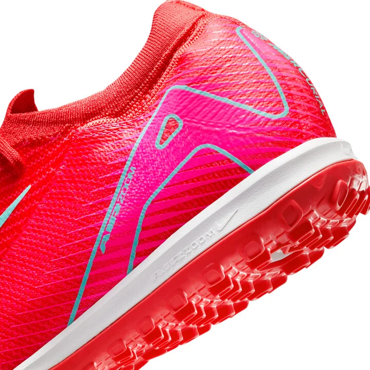 Nike Men's Mercurial Vapor 16 Pro Turf Low-Top Soccer Shoes in Red | FQ8687-800 - Image 8