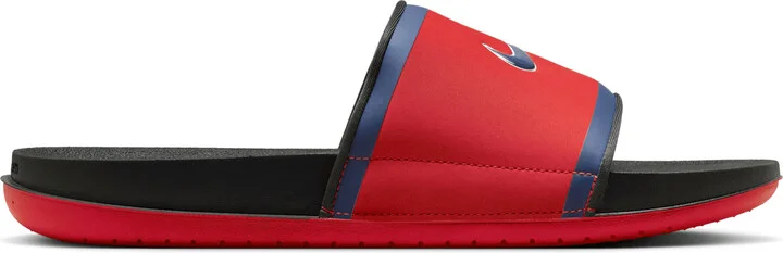 Nike Men's Offcourt (Atlanta Braves) Offcourt Slides in Red | FN2695-600 - Image 2
