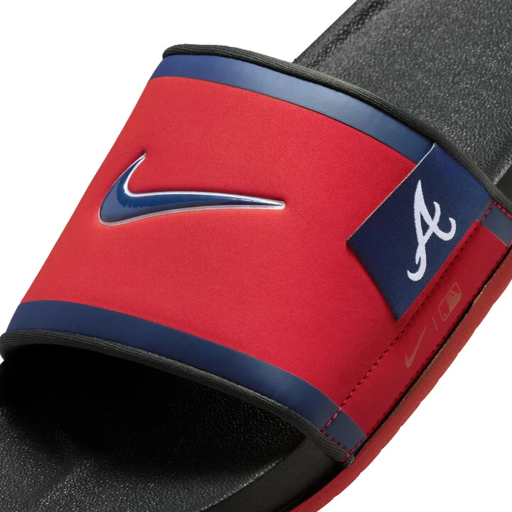 Nike Men's Offcourt (Atlanta Braves) Offcourt Slides in Red | FN2695-600 - Image 6