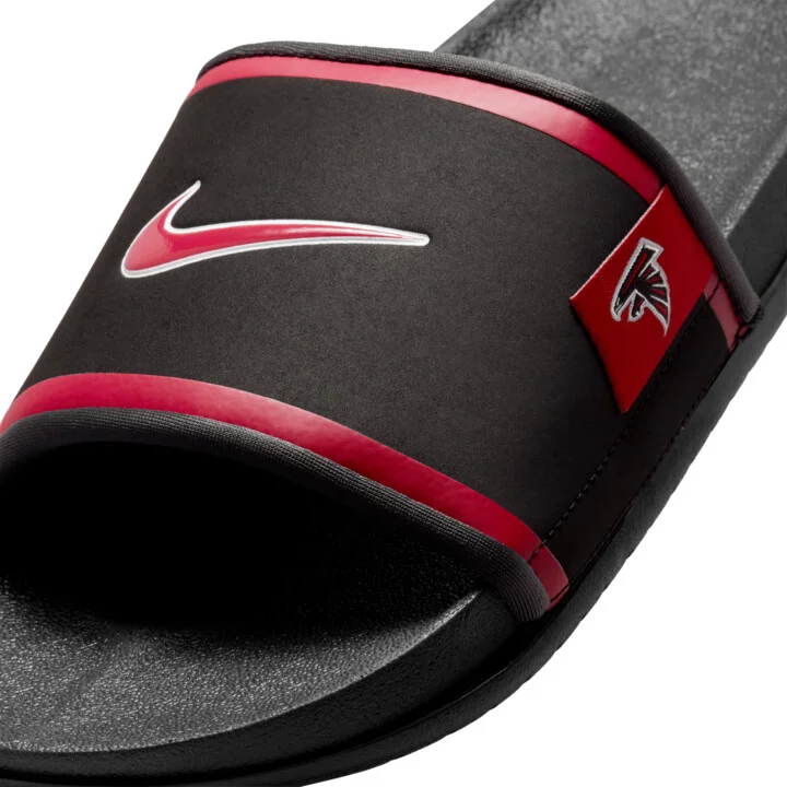 Nike Men's Offcourt (Atlanta Falcons) Offcourt Slides in Black | FN4134-001 - Image 6