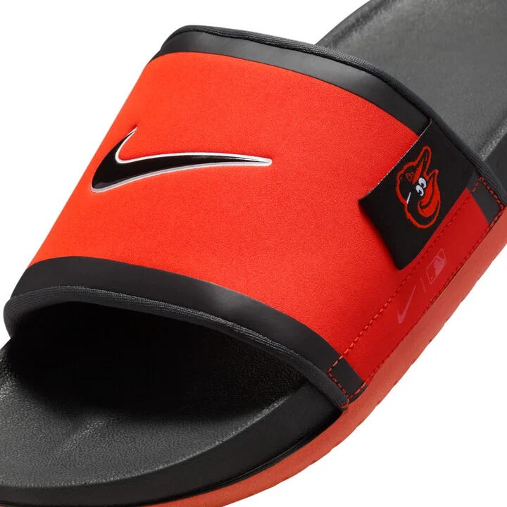 Nike Men's Offcourt (Baltimore Orioles) Offcourt Slides in Orange | FN4311-800 - Image 6