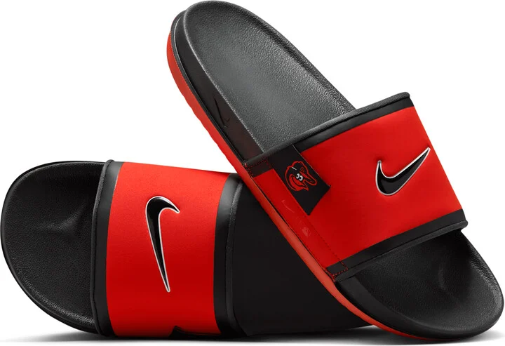 Nike Men's Offcourt (Baltimore Orioles) Offcourt Slides in Orange | FN4311-800