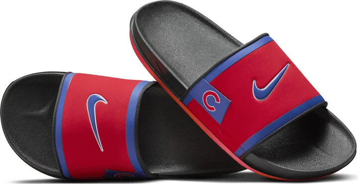 Nike Men's Offcourt (Chicago Cubs) Offcourt Slides in Red | FN3354-600