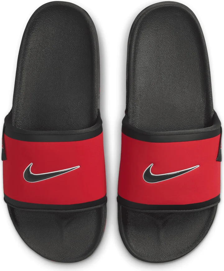 Nike Men's Offcourt (Cleveland Guardians) Offcourt Slides in Red | FN4144-600 - Image 5