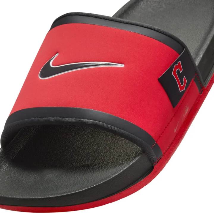 Nike Men's Offcourt (Cleveland Guardians) Offcourt Slides in Red | FN4144-600 - Image 6