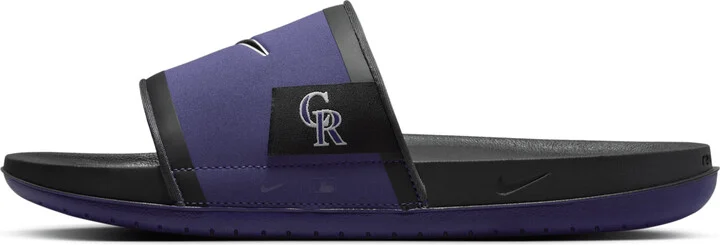 Nike Men's Offcourt (Colorado Rockies) Offcourt Slides in Purple | FN4463-500 - Image 2