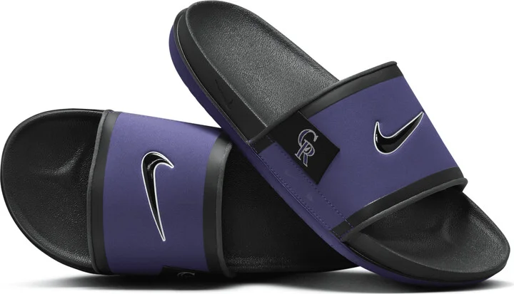 Nike Men's Offcourt (Colorado Rockies) Offcourt Slides in Purple | FN4463-500