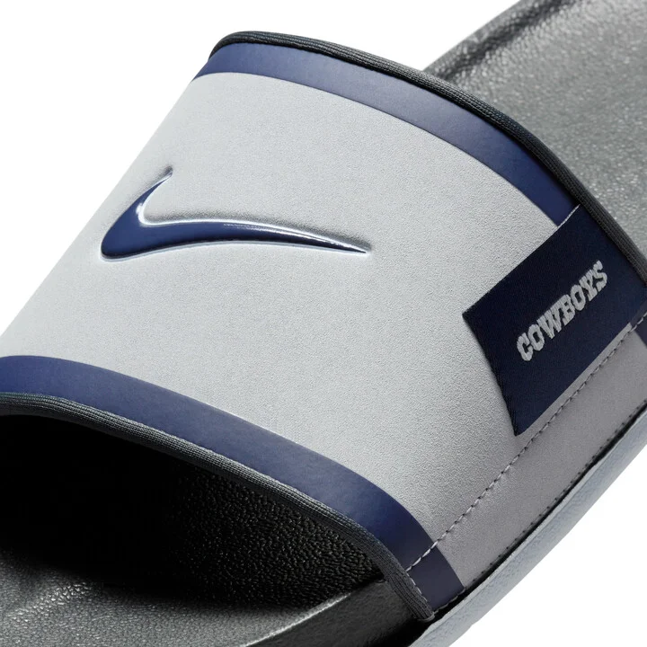 Nike Men's Offcourt (Dallas Cowboys) Offcourt Slides in Grey | FN3334-001 - Image 6